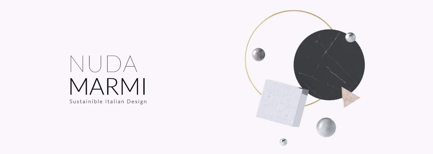 Nuda Marmi: e-commerce design sostenibile, complementi d'arredo in marmo